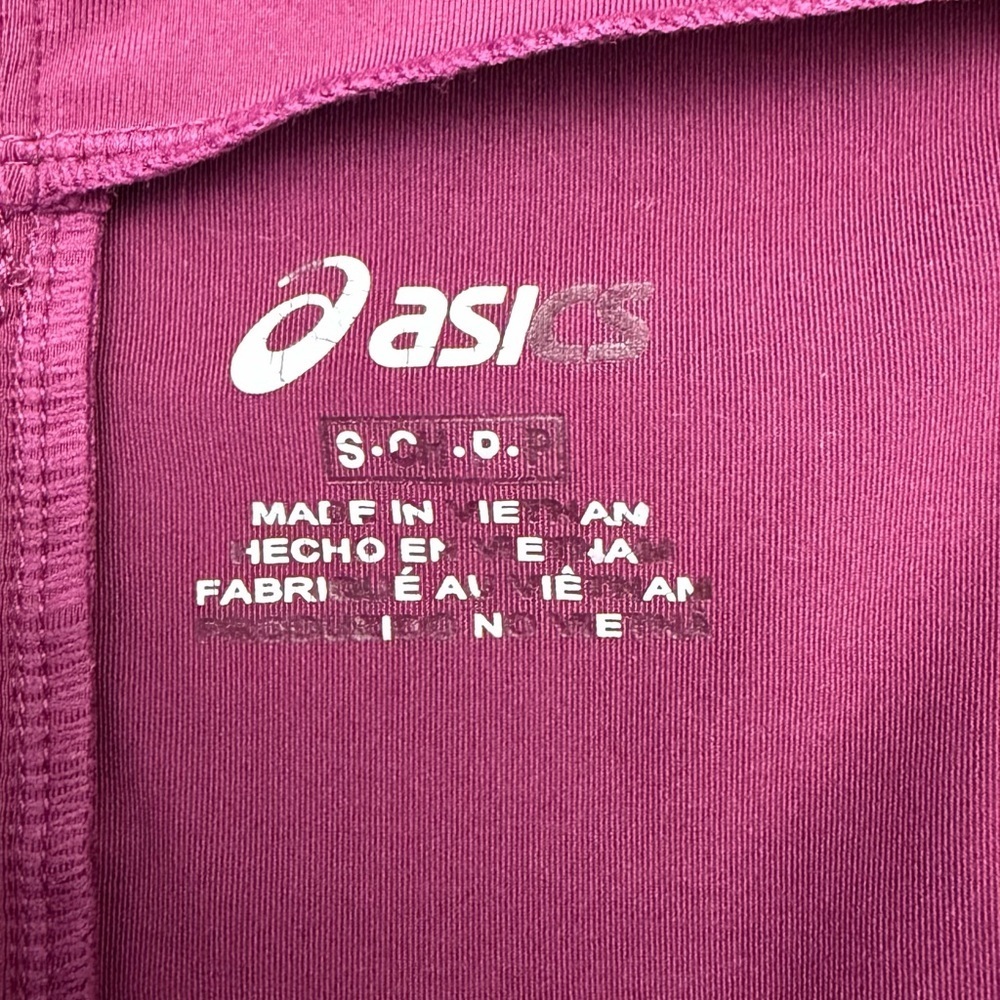ASICS Purple Long Sleeve Crop Top Athletic Shirt Size S - Picture 9 of 13